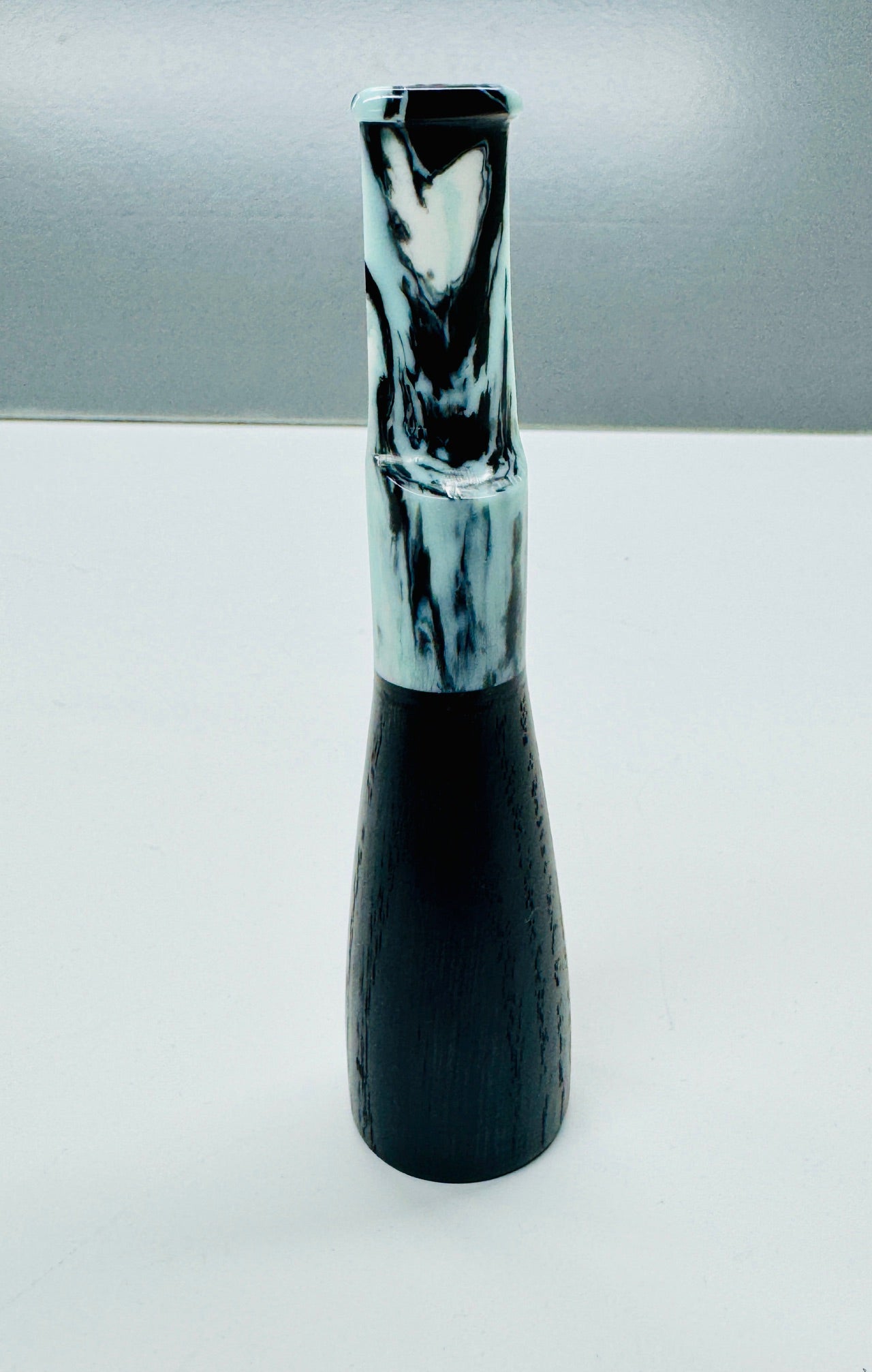 Turquoise Black and White Swirled Cigar Butt Killer